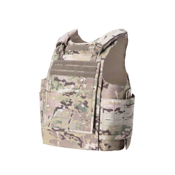 NIJ IIIA bulletproof vest can be equipped with additional plug-in plates and quick-detachable tactical vests for lightweight - 图片 2