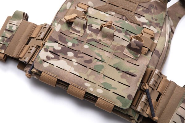 NIJ IIIA bulletproof vest can be equipped with additional quick-detachable tactical vest with insert plate - 图片 6