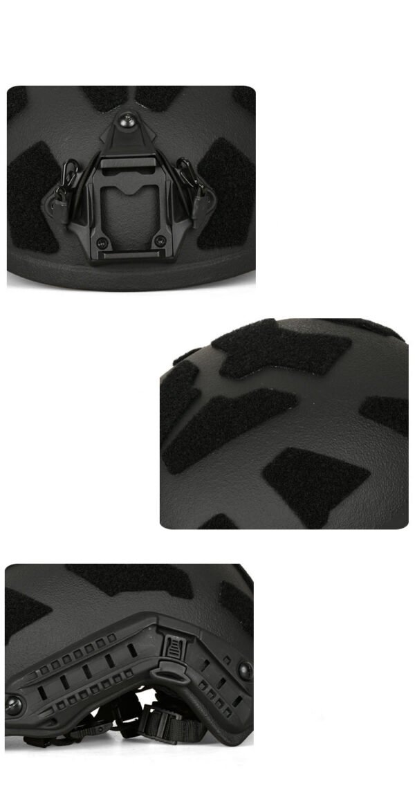 FAST bulletproof helmet MBS modular design NIJ IIIA aramid tactical helmet - 图片 9