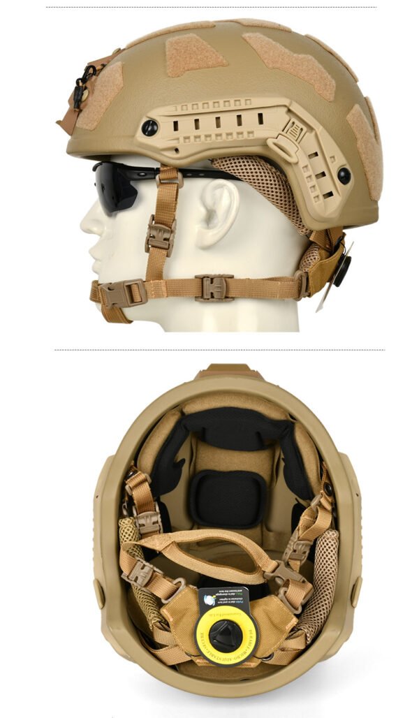 FAST bulletproof helmet MBS modular design NIJ IIIA aramid tactical helmet - 图片 11