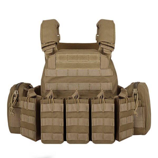 1000D polyester tactical vest fully detachable support one-button quick release plate carrier - 图片 2