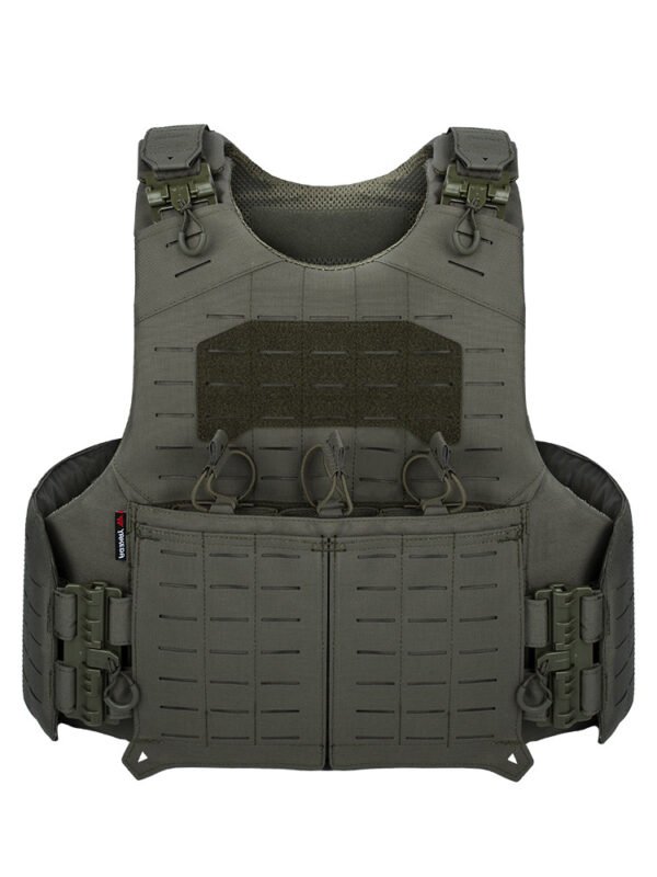 500D Nylon One-Click Quick Release Laser Cut PALS System Plate Carrier - 图片 3