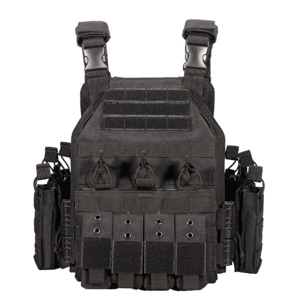 1000D polyester tactical vest fully detachable support one-button quick release plate carrier - 图片 4