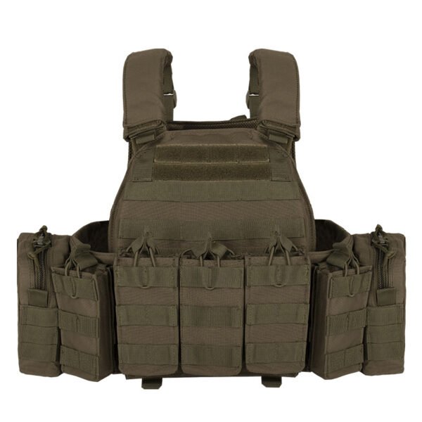 1000D polyester tactical vest fully detachable support one-button quick release plate carrier - 图片 5