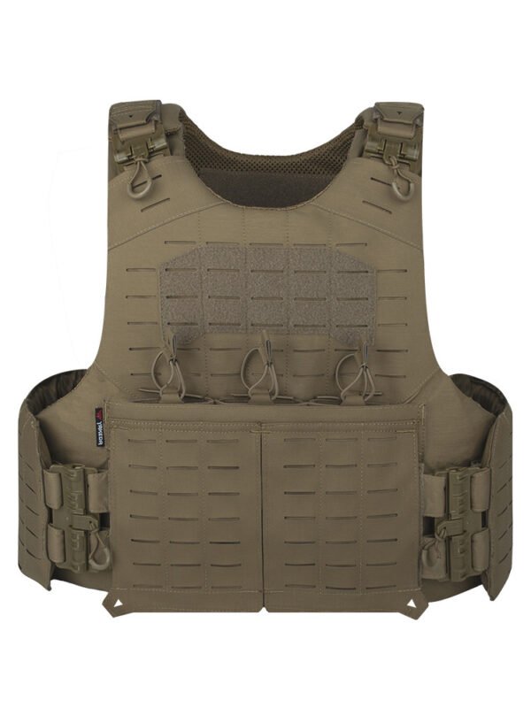 500D Nylon One-Click Quick Release Laser Cut PALS System Plate Carrier - 图片 5