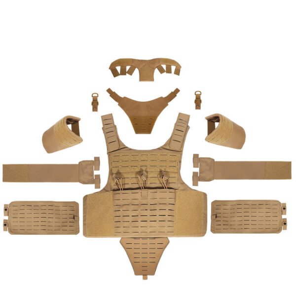 1000D Nylon Full Protection Tactical Vest Breathable Wear Resistant Plate Carrier - 图片 2
