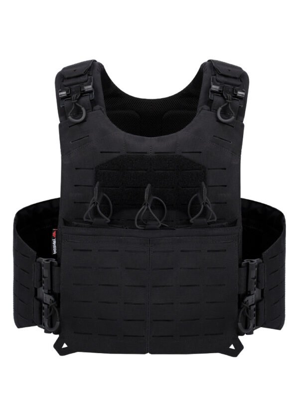 500D nylon tactical vest one-button quick release laser cutting PALS system multi-function plate carrier - 图片 5