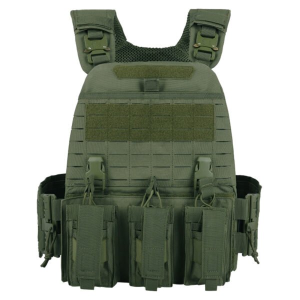 500D Nylon Tactical Vest Camouflage Combat Protective Vest Multi-Function Plate Carrier - 图片 6