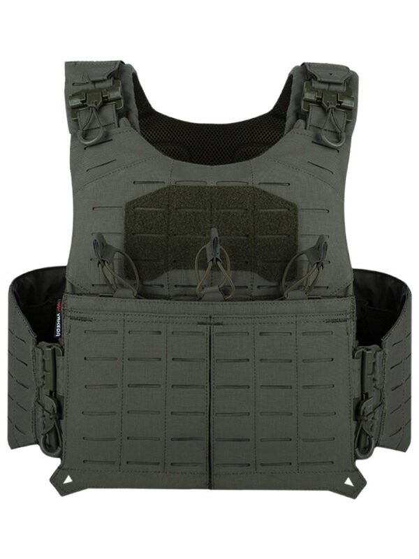 500D nylon tactical vest one-button quick release laser cutting PALS system multi-function plate carrier - 图片 7