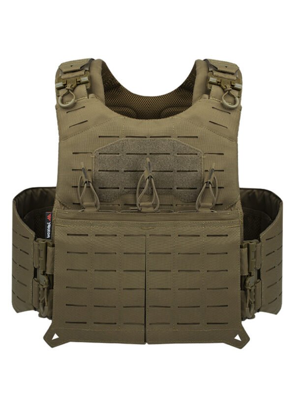 500D nylon tactical vest one-button quick release laser cutting PALS system multi-function plate carrier - 图片 8