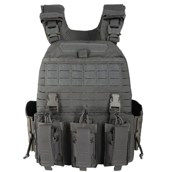 500D Nylon Tactical Vest Camouflage Combat Protective Vest Multi-Function Plate Carrier - 图片 10