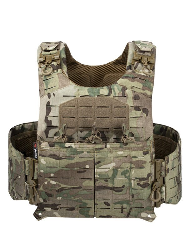 500D nylon tactical vest one-button quick release laser cutting PALS system multi-function plate carrier - 图片 9