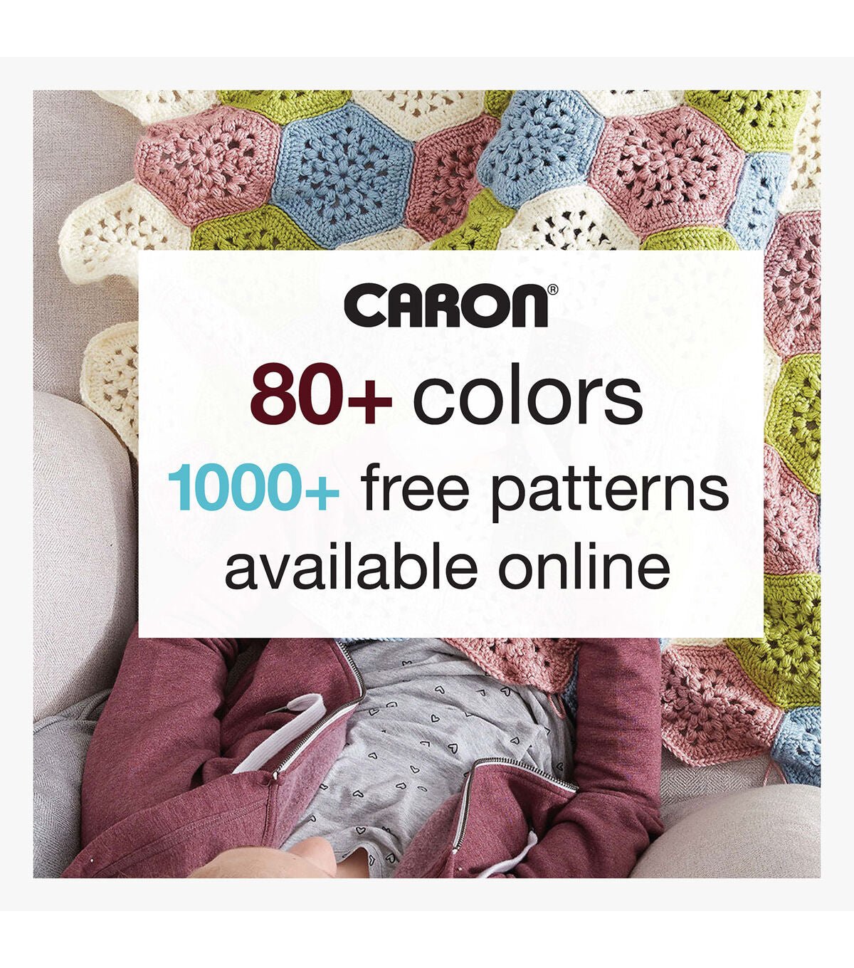 Caron Simply Soft Ombres 235yds Worsted Acrylic Yarn - Image 9