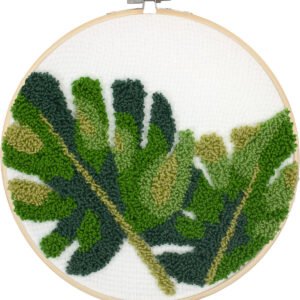 Dimensions 8 Leaves Punch Needle Kit