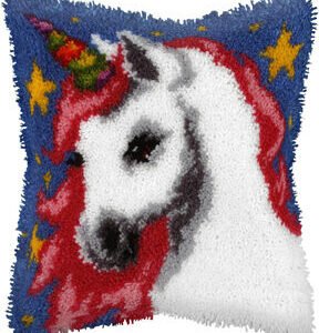 Orchidea 15.5 Unicorn Latch Hook Cushion Kit 4119