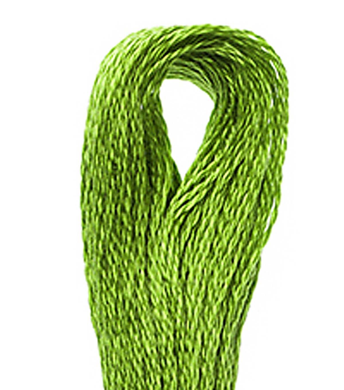 DMC 8.7yd Greens 6 Strand Cotton Embroidery Floss - Image 2