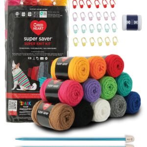 Red Heart 15ct Super Saver Super Knit Kit