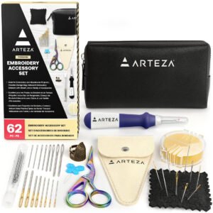 Arteza 62pc Embroidery Accessory Kit