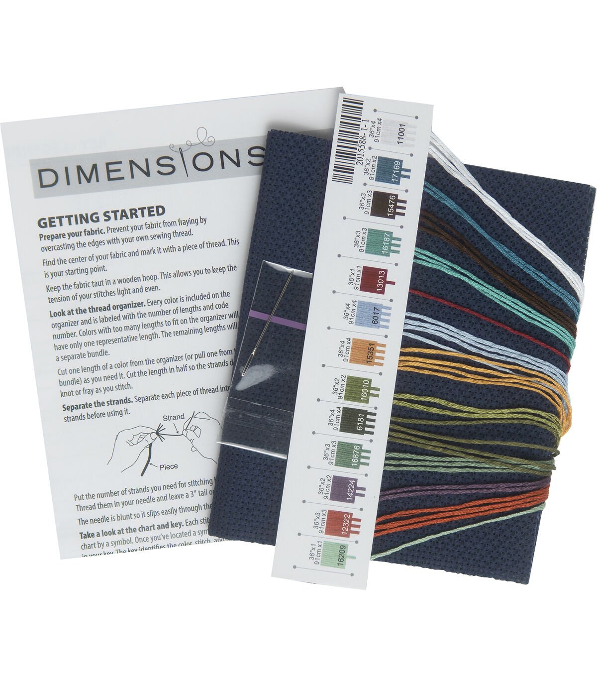 Dimensions 5 x 7 Camping Adventure Counted Cross Stitch Kit - Image 4