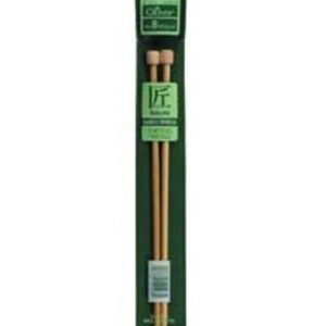 Clover Bamboo Single Point Knitting Needles 9 Size 0