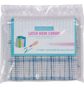 Dimensions 3.7'' Latch Hook Canvas
