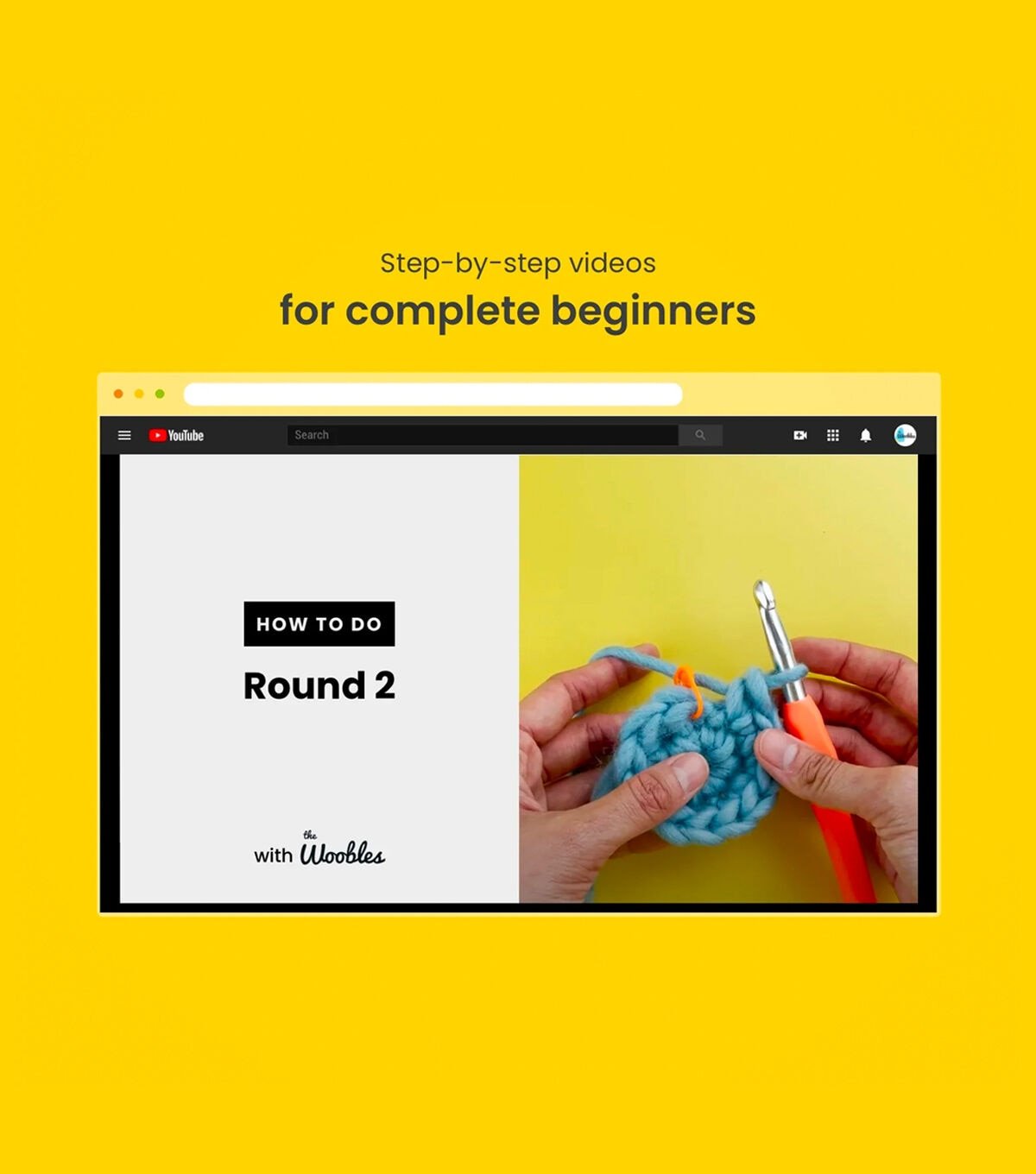 The Woobles 4.5 Lola the Polar Bear Crochet Kit - Image 4