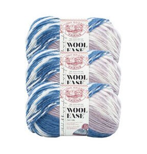 Lion Brand Wool Ease Fair Isle 348yds Worsted Yarn 3 Bundle