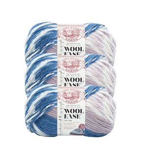 Lion Brand Wool Ease Fair Isle 348yds Worsted Yarn 3 Bundle