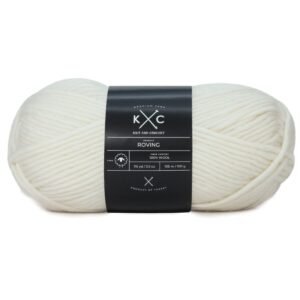 115yd Craft Roving Bulky Wool Yarn by K+C