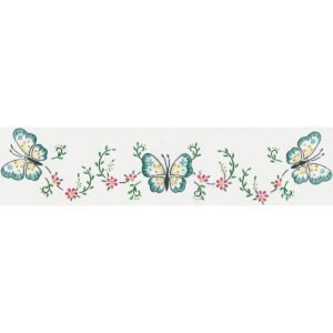 Design Works 30 x 20 Butterfly Stamped Embroidery Pillowcases 2pk