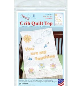 Jack Dempsey 40 x 60 You are My Sunshine Stamped Crib Quilt Top