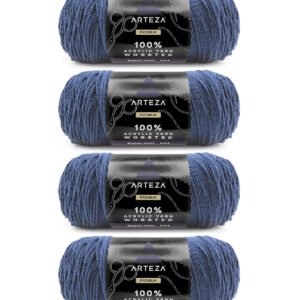 Arteza Premium 359yds Worsted Acrylic Yarn 4 Bundle