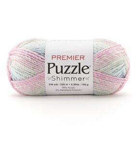Premier Yarns Puzzle Shimmer 246yds Bulky Polyester Blend Yarn