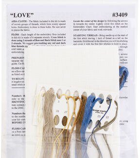 Design Works 20 x 8 Love Counted Cross Stitch Kit - Image 2
