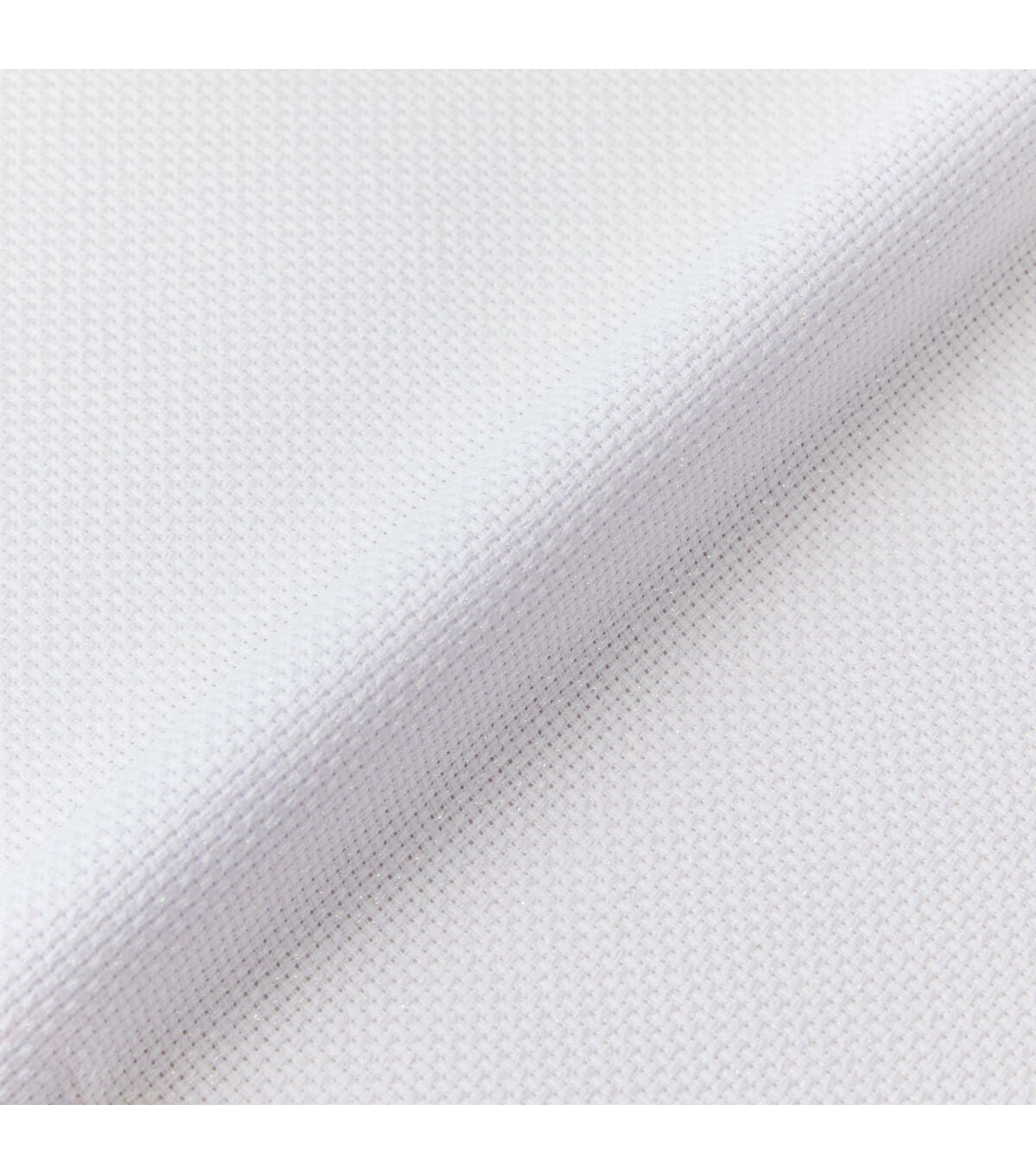 DMC 15 x 18 Iridescent Pink Aida 14 Count Cross Stitch Fabric - Image 2