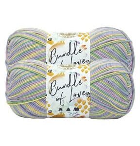 Lion Brand Bundle of Love 688yds Worsted Acrylic Yarn 2 Bundle