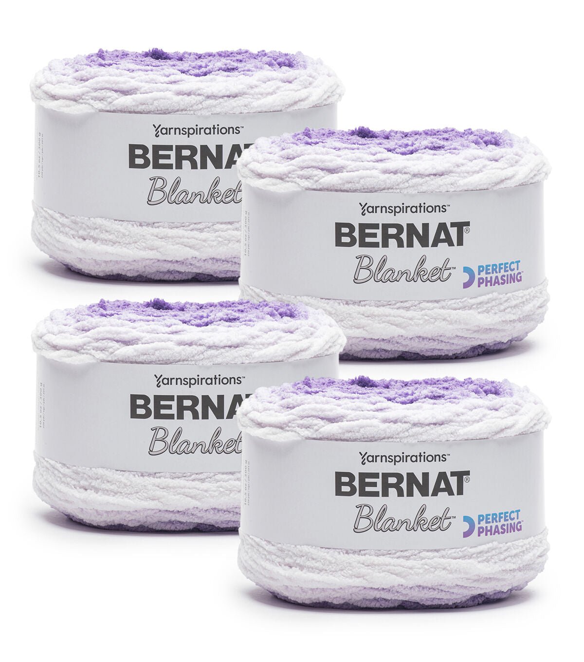 Bernat Blanket Perfect Phasing Super Bulky Polyester Yarn 4 Bundle - Image 3