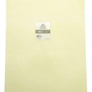 10.5 x 13.5 Yellow 7 Plastic Mesh Embroidery Canvas by Big Twist