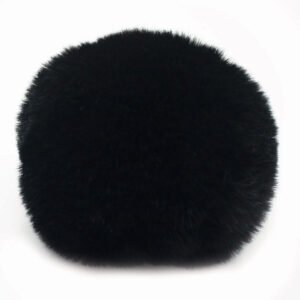 4 Black Deluxe Pom by K+C