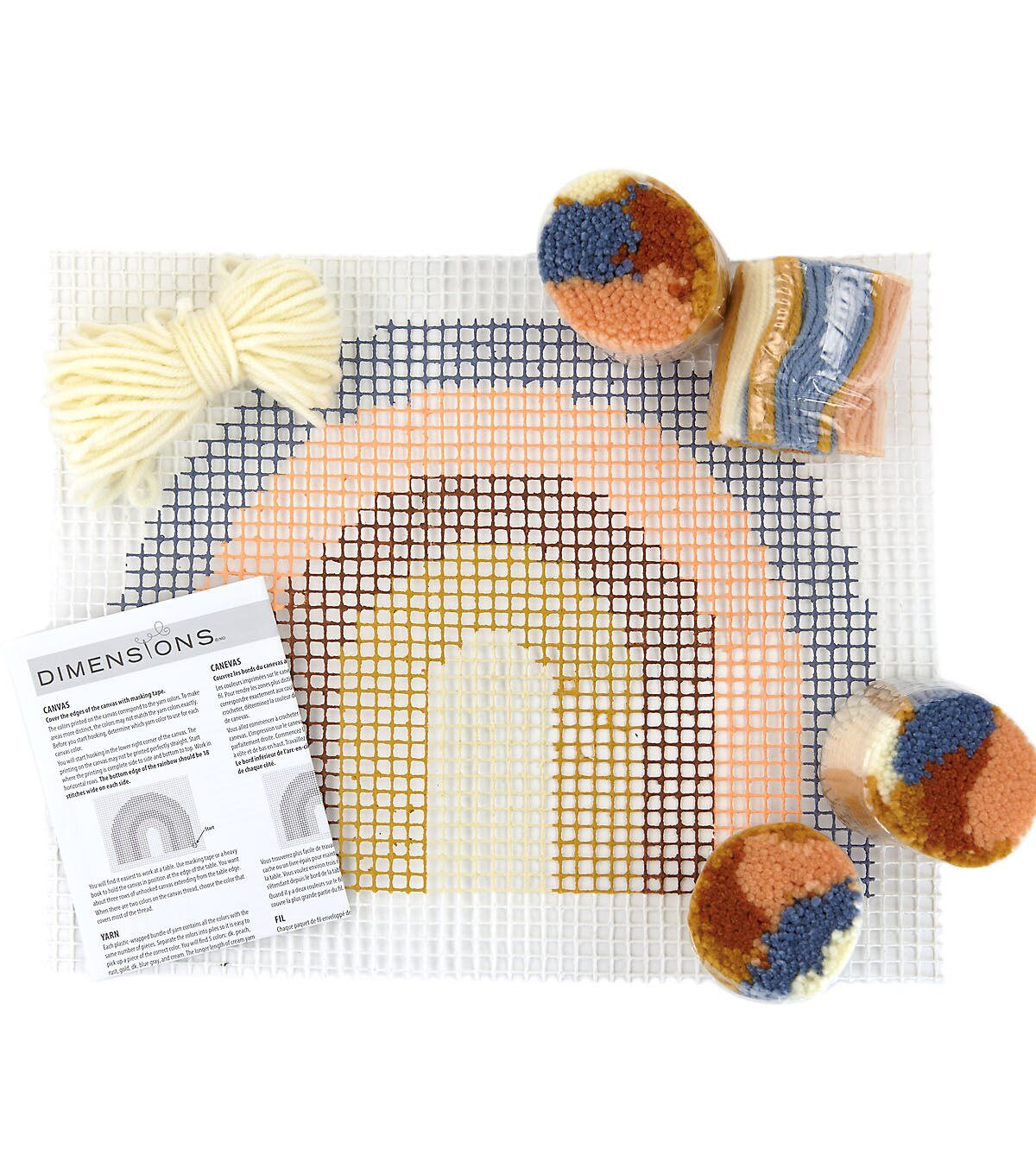 Dimensions Rainbow Fringe Latch Hook Kit 12 x 9 - Image 6