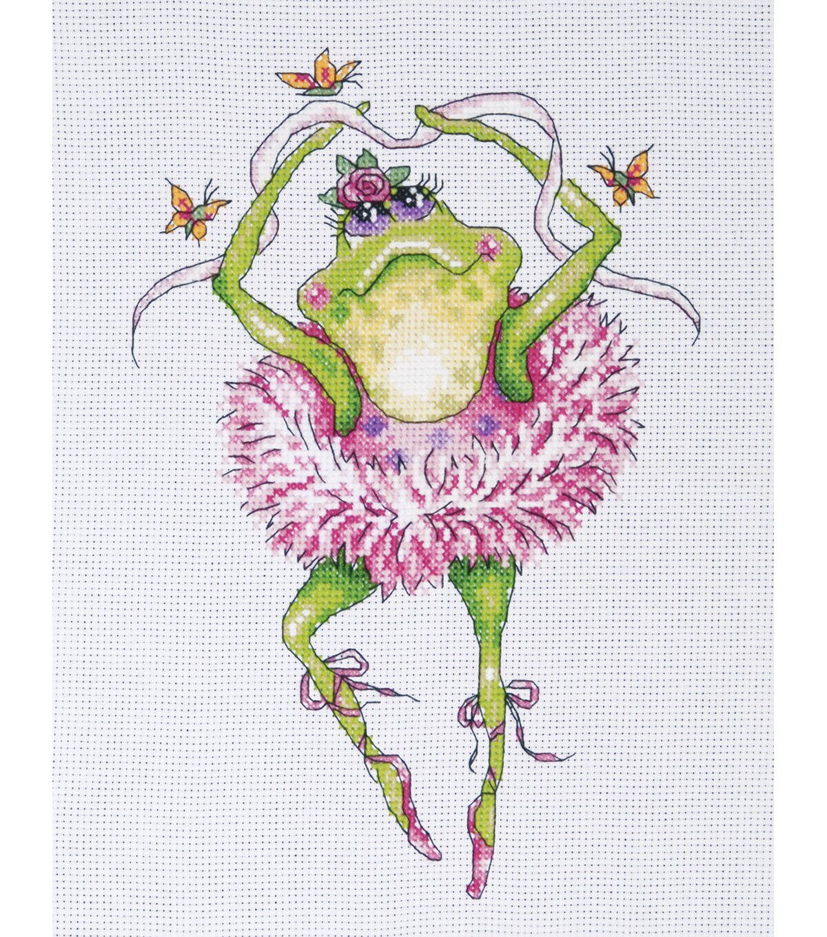 Tobin Counted Cross Stitch Kit Frog Dancer
