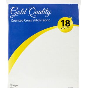 Design Works 36 x 60 Gold Quality Aida 18 Count Cross Stitch Fabric