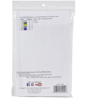 Jack Dempsey 35 Lavender Stamped Perle Edge Table Topper - Image 2