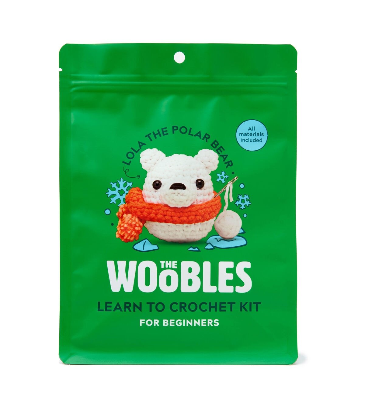 The Woobles 4.5 Lola the Polar Bear Crochet Kit - Image 8
