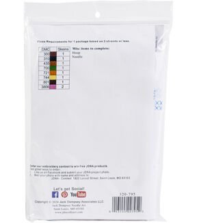 Jack Dempsey 17 x 28 Owl on Branch Stamped Decorative Hand Towels 2pk - Image 2