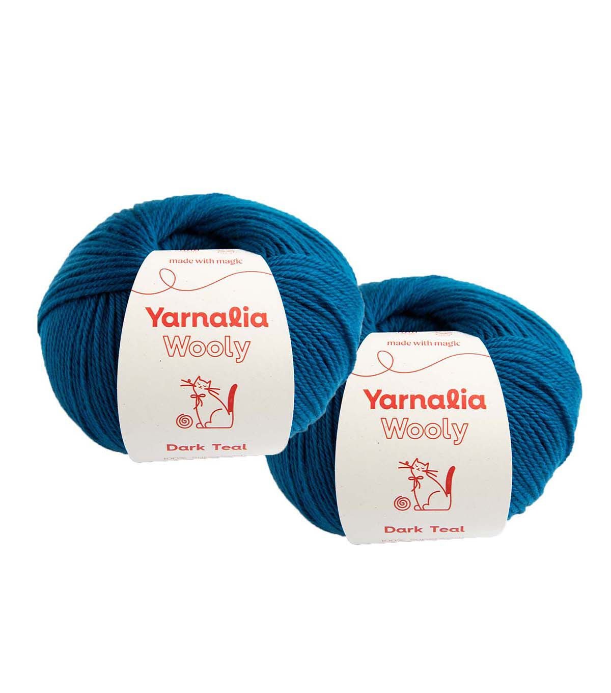 Yarnalia 219yds Worsted Wooly Merino Wool Yarn 2 Bundle - Image 3