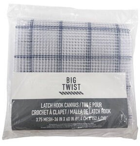 36 x 60 Mesh Latch Hook Canvas by Big Twist
