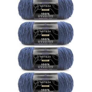 Arteza Premium 359yds Worsted Acrylic Yarn 4 Bundle