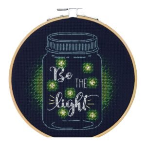 Dimensions 6 Be the Light Counted Cross Stitch Kit With Hoop