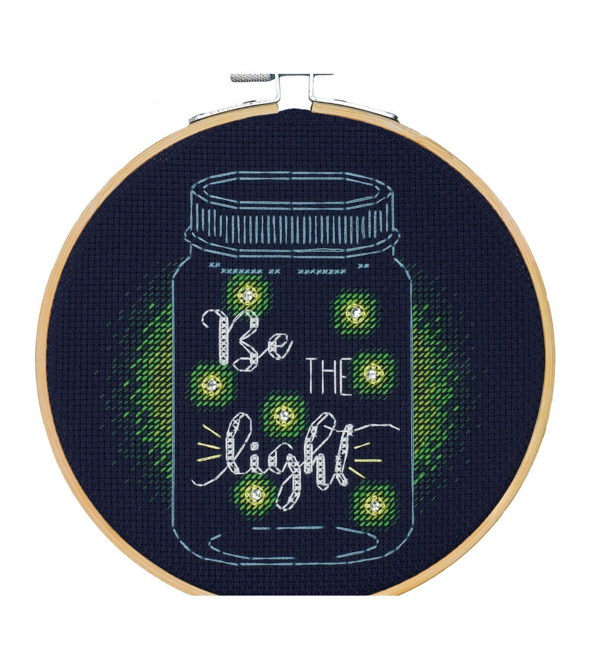 Dimensions 6 Be the Light Counted Cross Stitch Kit With Hoop